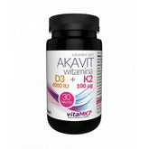 Akavit vitamine D3 4000 K2 100 30 comp. VITADIET